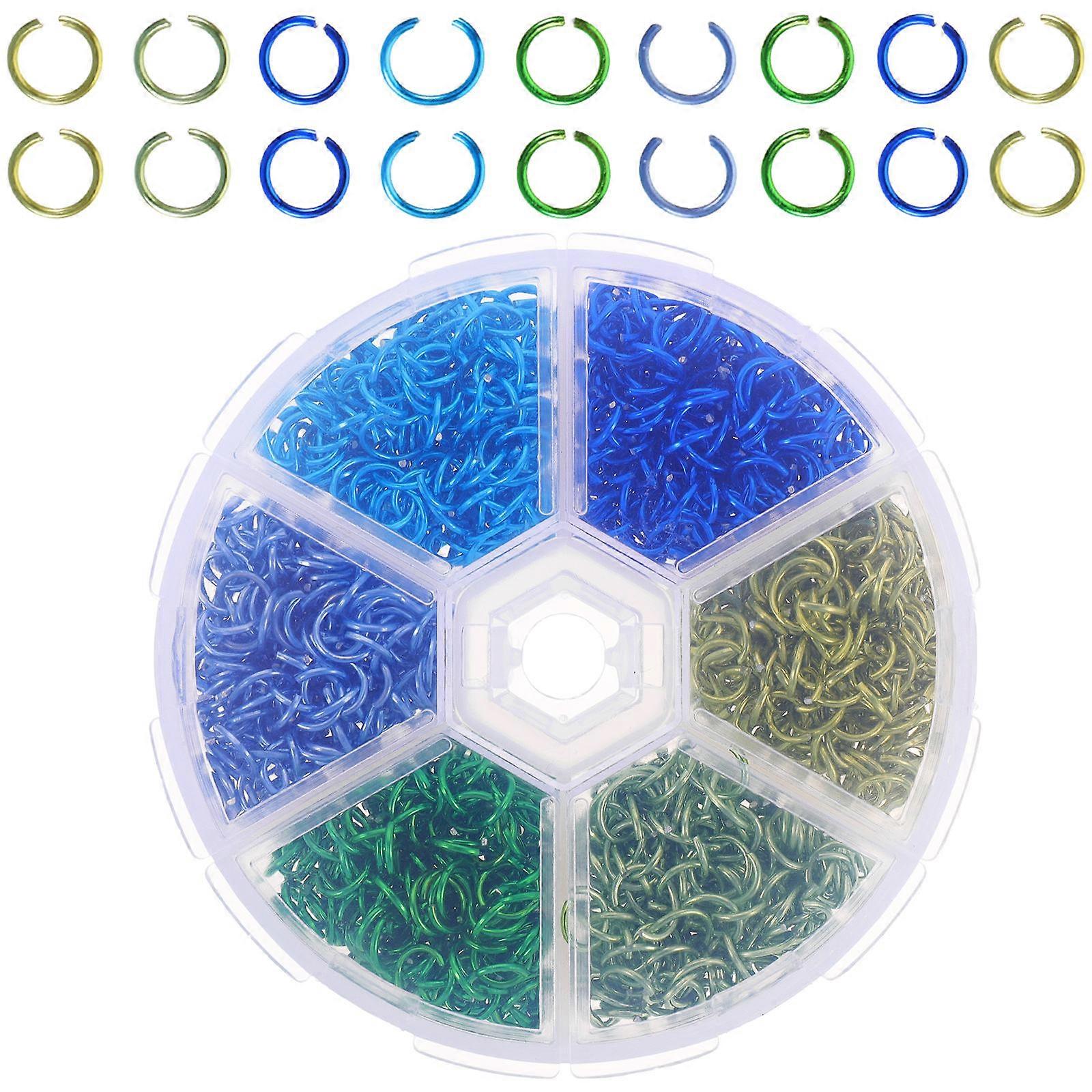 Jump Ring Jewelry Connecting Rings for Bracelet Making 2 Box Assorted Color