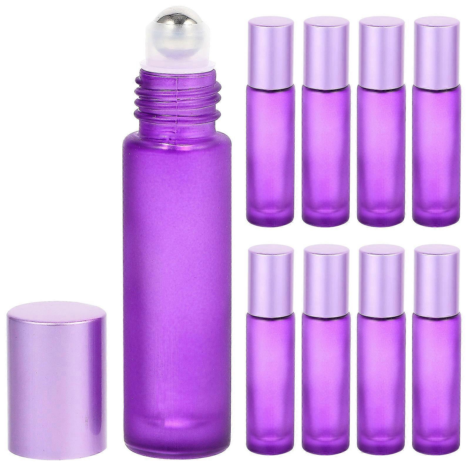 10pcs Roll On Bottle 10ml Empty Cosmetics Dispenser Essential Oil Dispenser Bottle