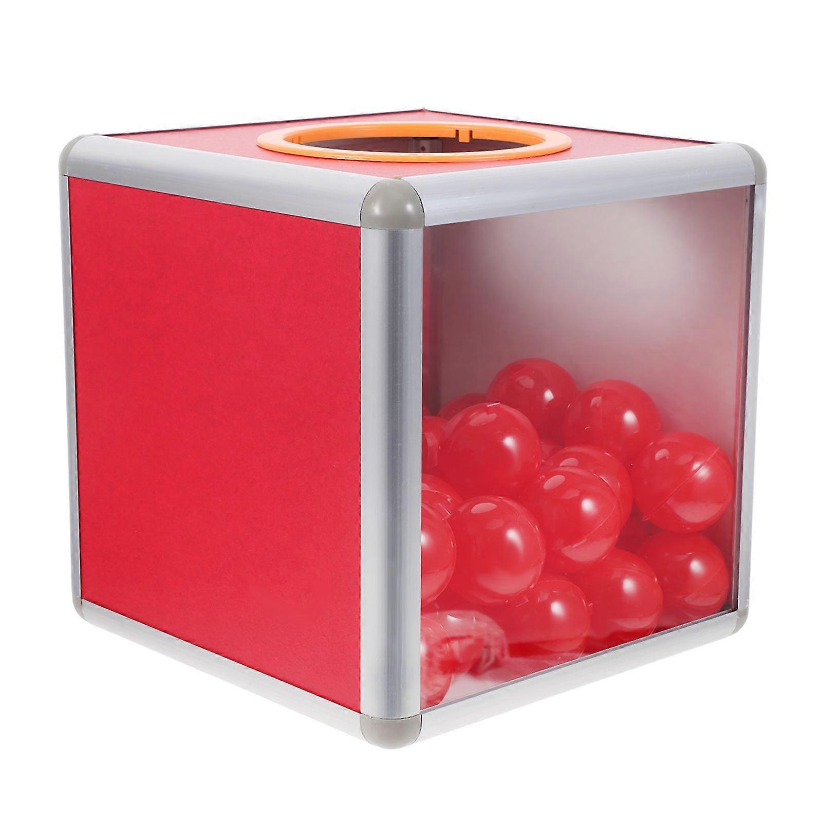Donation Boxes For Fundraising Multi-Function Storage Bins Event Organizers Square Aluminum Alloy 20 To Clean 1 Set