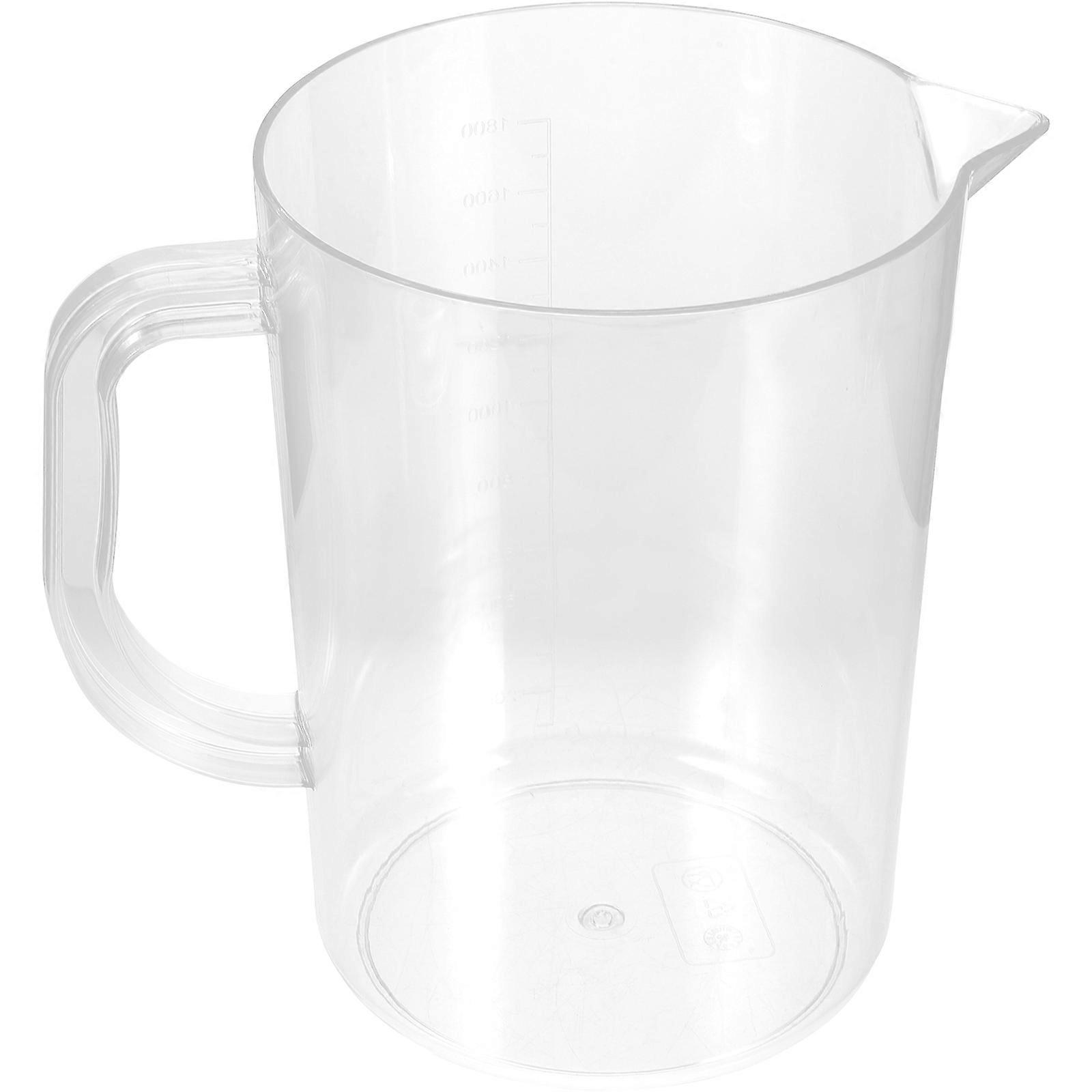 Transparent Drinking Water Pitcher With Dust-Proof Lid For Family Daily Use And Parties 1Pack