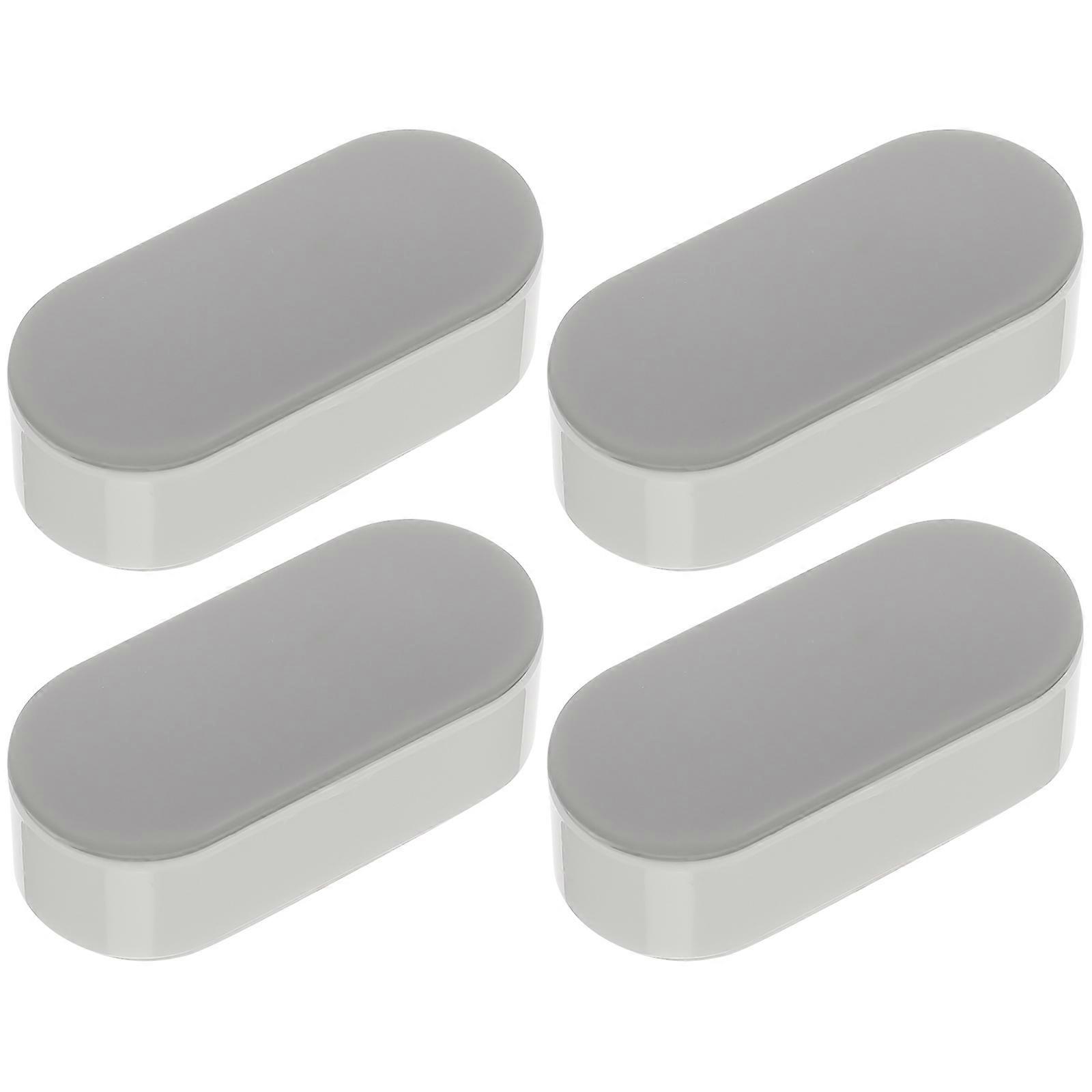 Toilet Gasket Cushion Pads Set of 4 Soft Heightening Buffer Bumpers with Adhesive for Shock Absorption Slip Resistance Compatible with Bidet