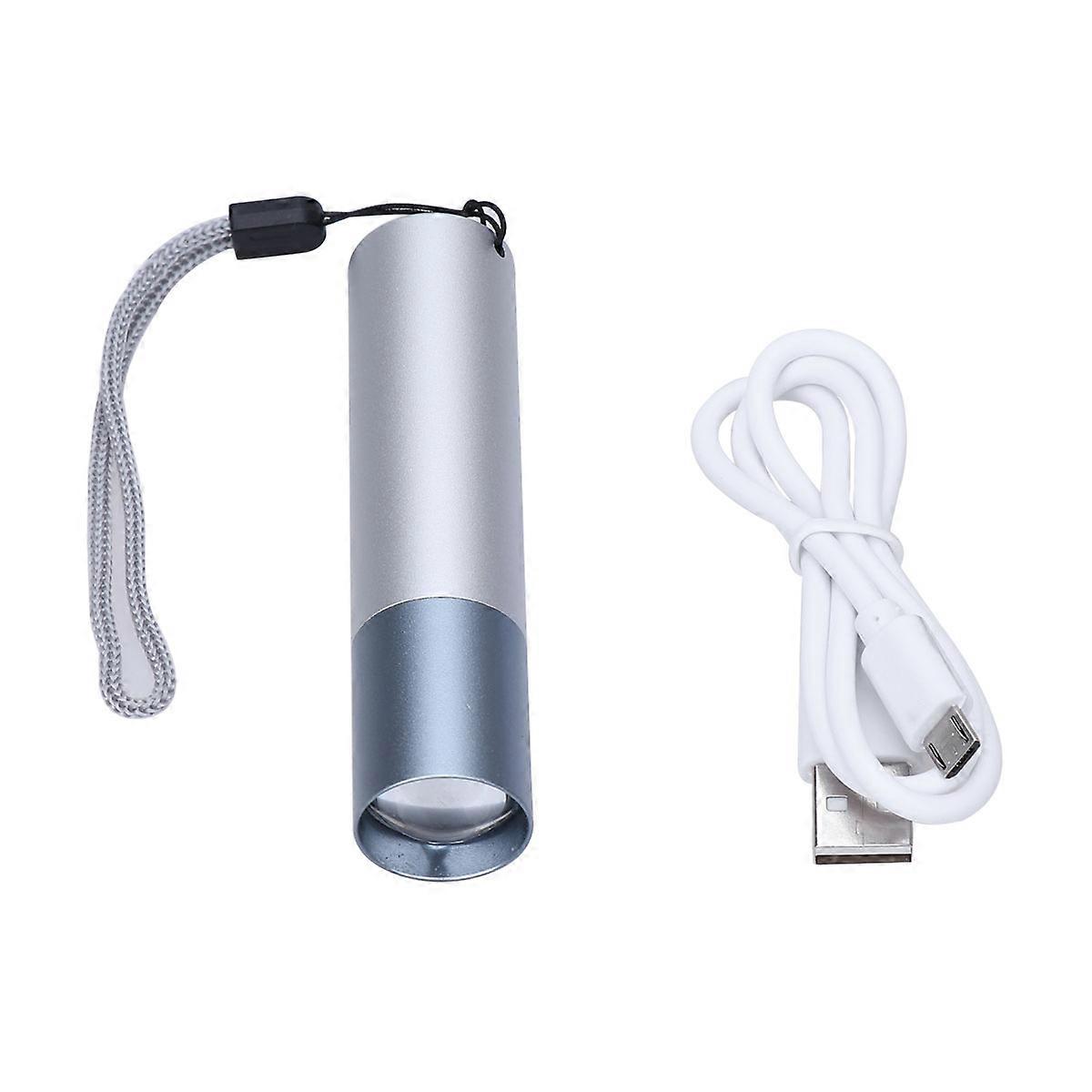 USB Powered Multi-function Mini Small Flashlight For Drifting And Fishing Featuring High Brightness 1Pack