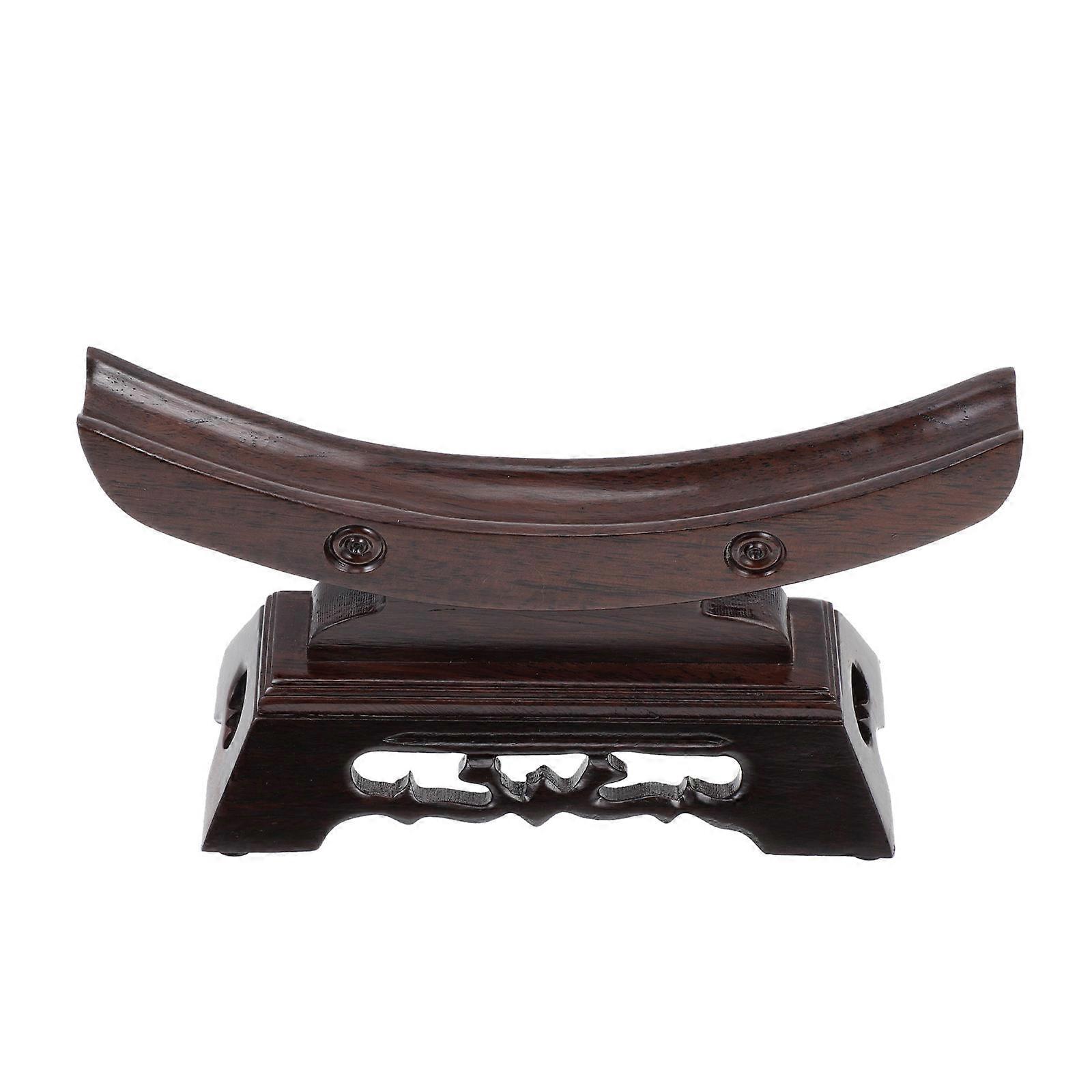 Brown Sword Stand for Home Use Made of Synthetic Material Perfect for Display and Storage 10.5 Inches