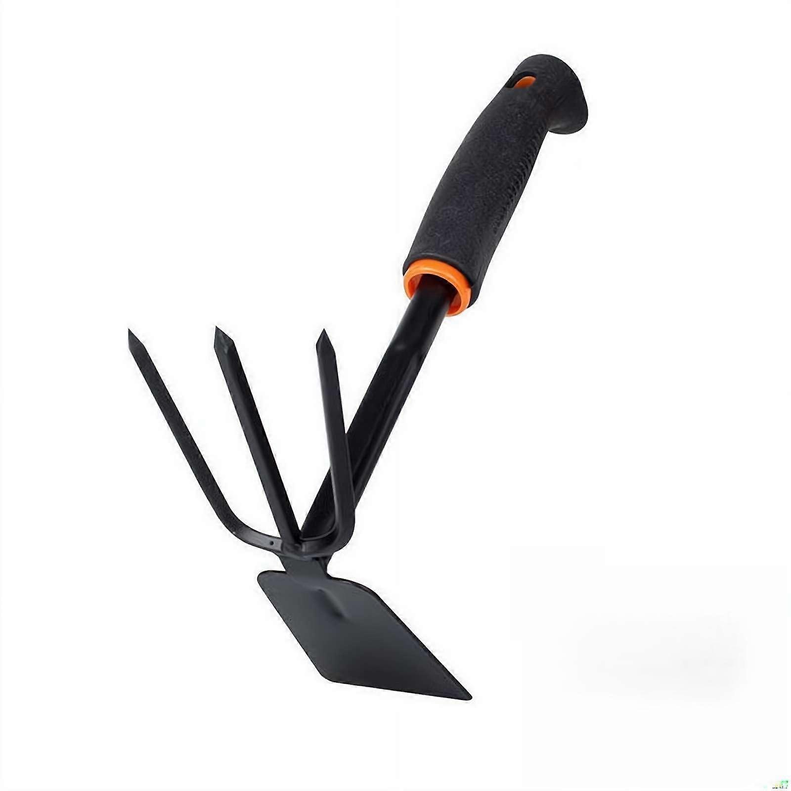 9 Teeth Garden Rake Dual Purpose Hoe 2 in 1 Tool for Weeding Soil Loosening