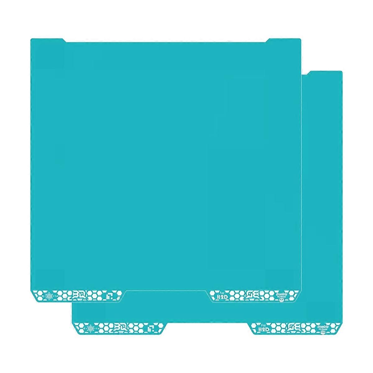 2PCS Panda Build Plate CryoGrip Pro Glacier Sheet 350x325mm Double-Side Heatbed for H2D 3D Printer