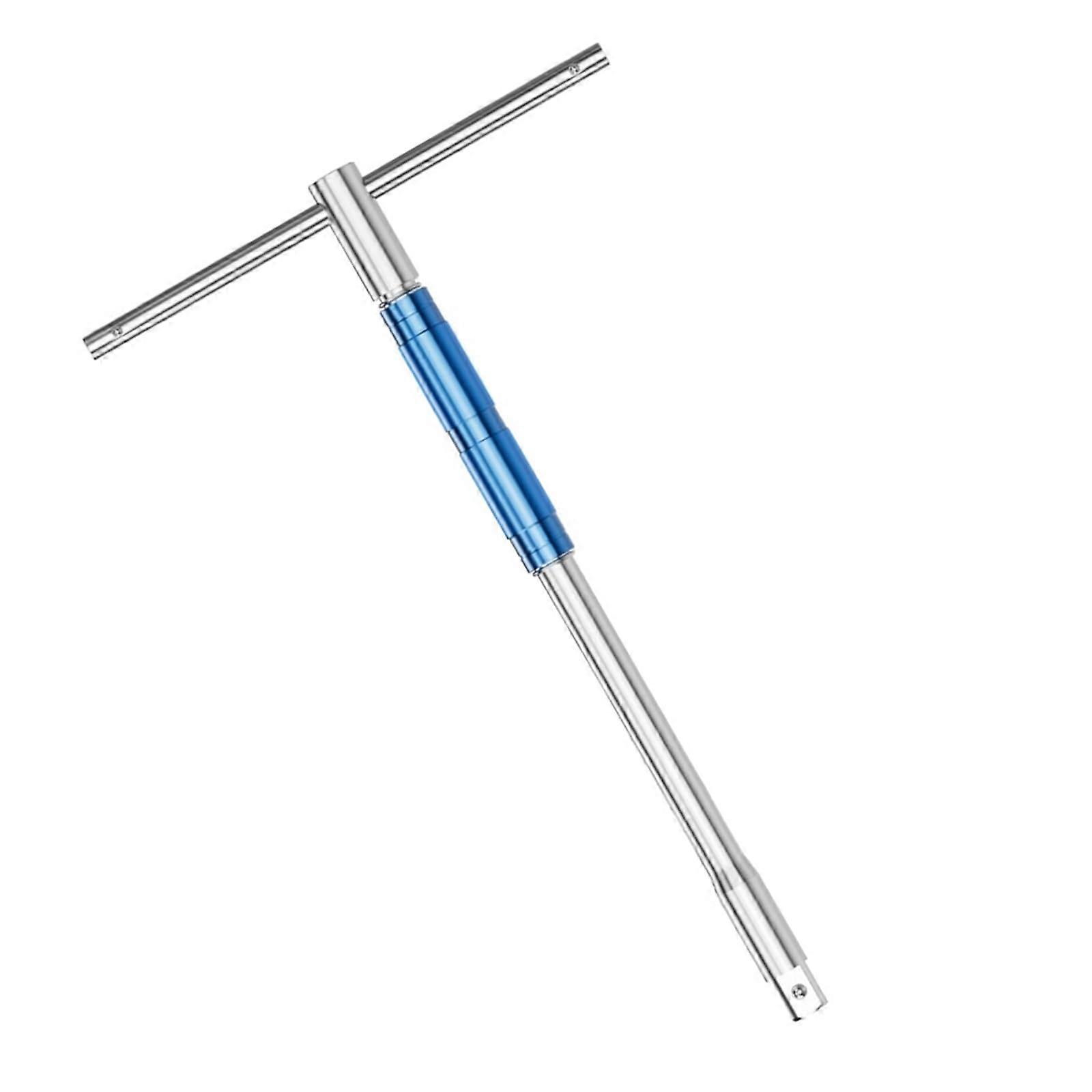 1/2-Inch Drive T-Handle Hex Key With Sliding-Grip Sleeves Long Arm For Home And Auto Repairs