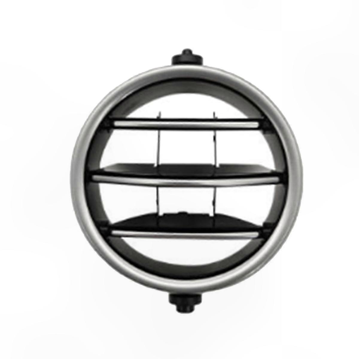 Silver-Black A/C Grille Cover for Car Rear Air Conditioning Panel-Compatible with C-Class W205 GLC W253