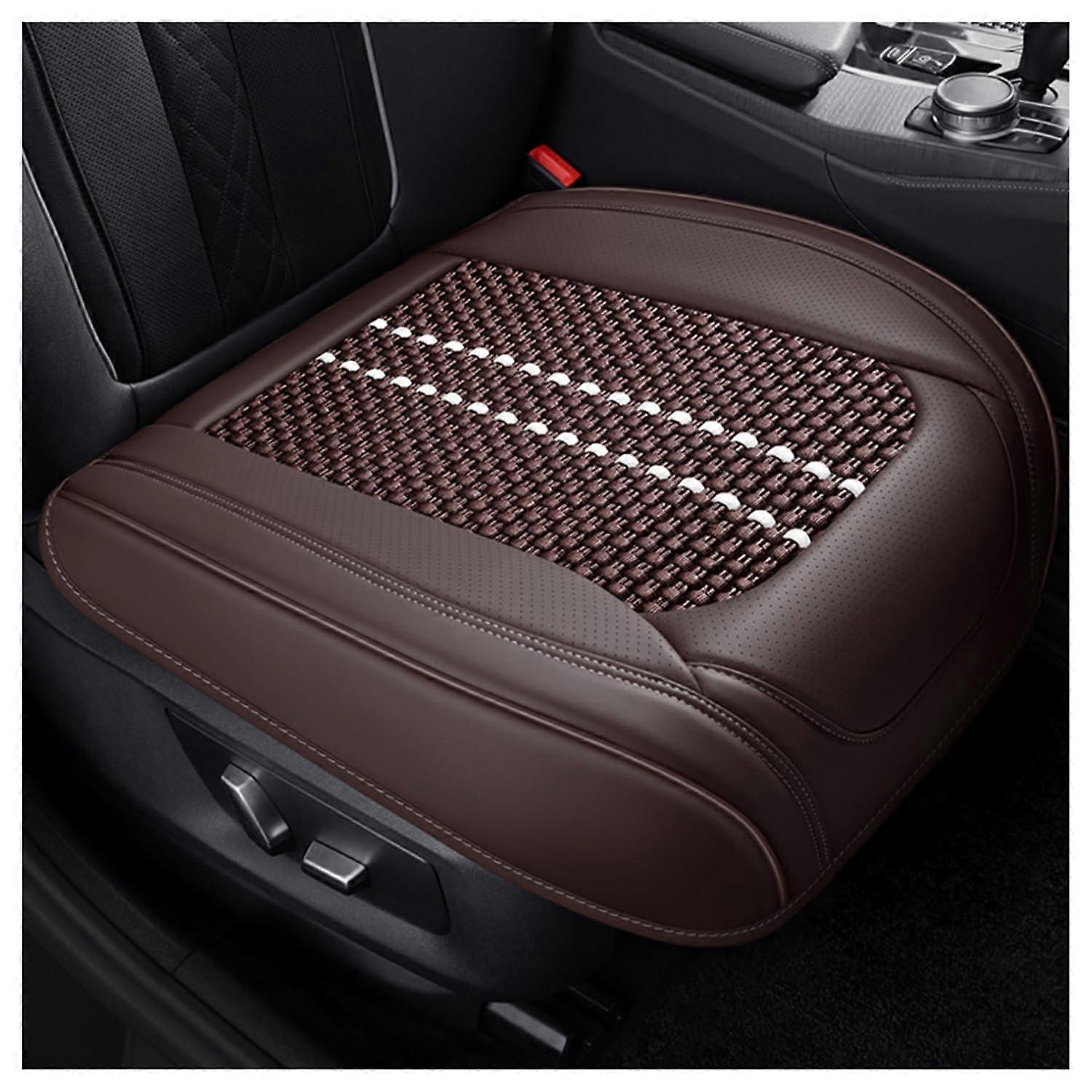 Car Seat Cushion Mercedes GLA X156, GLC X253, C-Class W205, A-Class W176, Driver Leather Pad Front Anti-Slip Protector