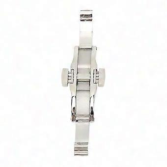 Stainless Steel Watch Deployment Clasp Push Button Buckle 6x23mm (0.2x0.9in) Accessory