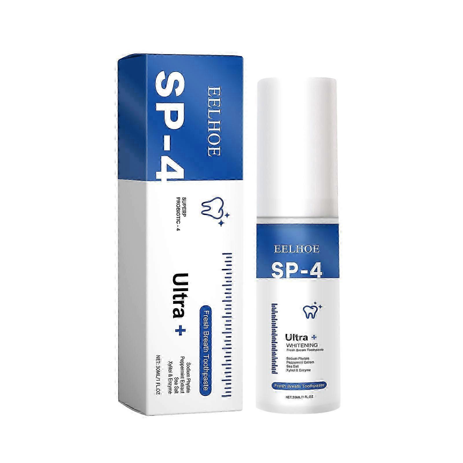 EELHOE teeth whitening toothpaste removes teeth stains, tartar, reduces bad breath, and has a long-lasting fragrance high quality