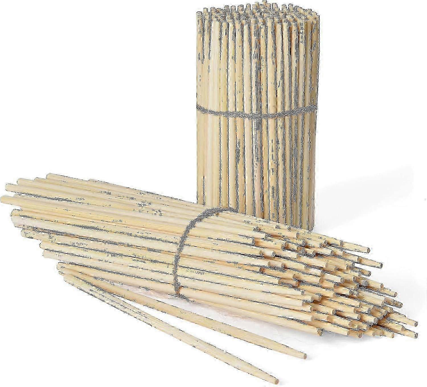 Natural Bamboo Skewers 6 Inch - Kids Friendly/true Semi-pointed Woo...