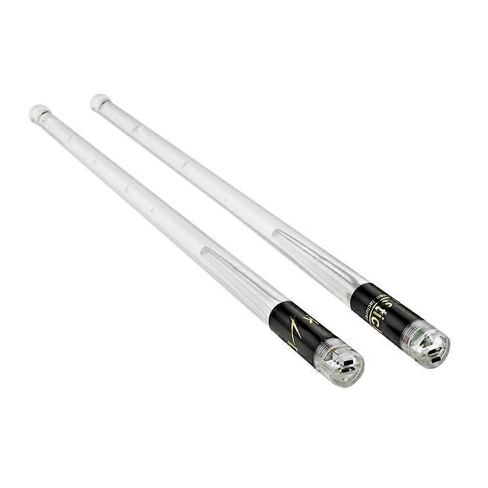 15 Color Gradient Luminous Drum Sticks with Automatic Music Sync - USB Chargeable & Durable