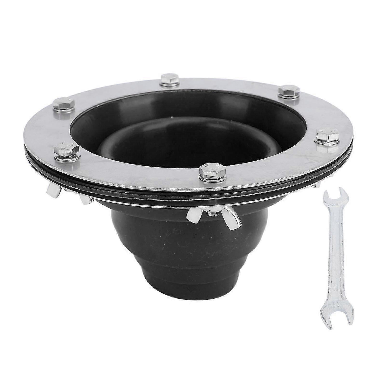 Tent Stove Jack High Temp Silicone Boot Flashing Roof Flue Kit Compatible with Triple Wall Pipe Sections