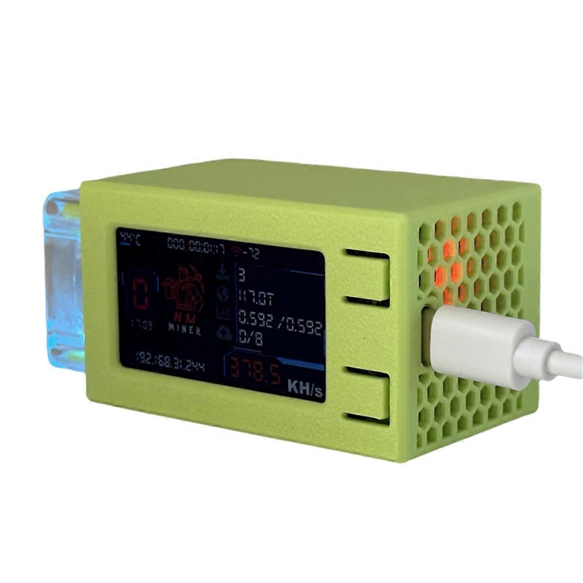 Nerdminer V2 Pro Max with RGB Cool Fan 390KH/S Solo Lottery Miner BTC Miner  Nerd