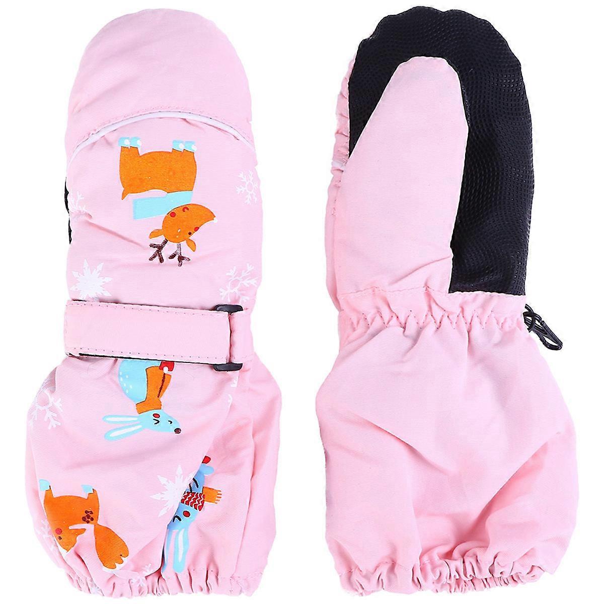 Kids Warm Gloves 1 Pair Suitable For Snow Sports Thickened For Winter Cold Weather Activities
