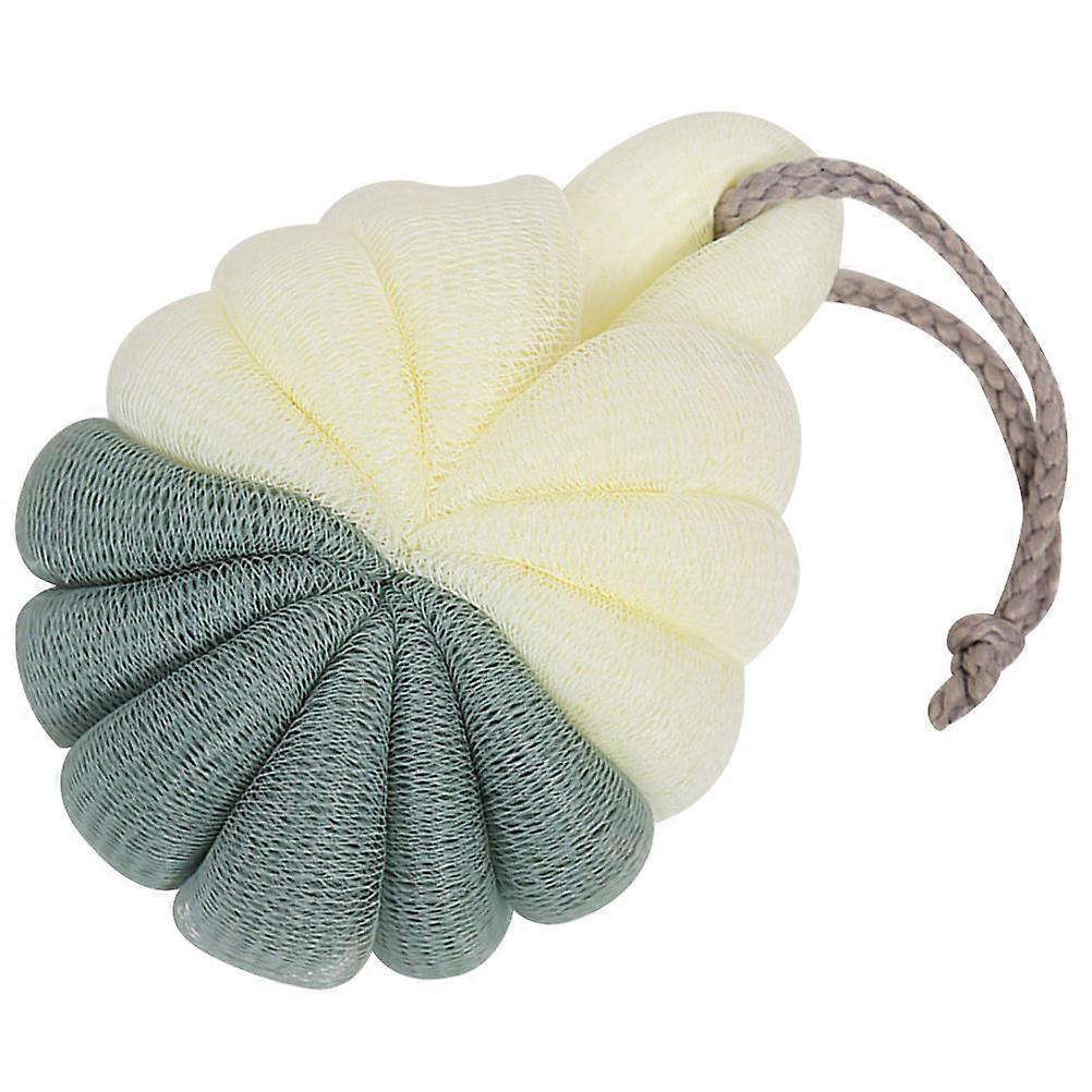 Multi Ball Shower Mesh Scrubber with Hanging Rope for Exfoliating and Cleaning 4.5 Inches