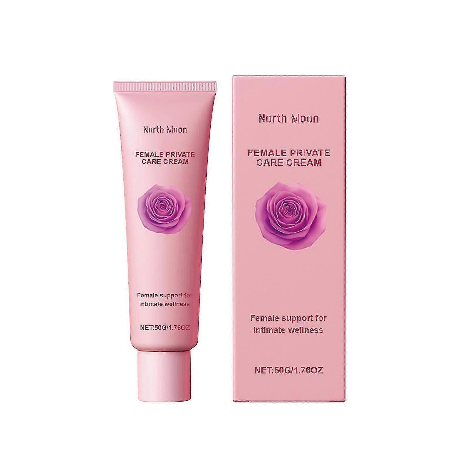 Feminine Care Cream for Moisturizing Relief on Dry and Sensitive Skin, Gentle 50g Formula for Daily Use