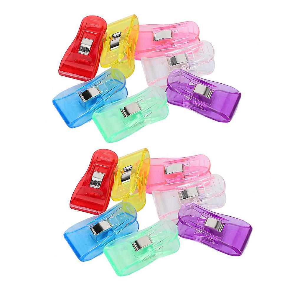 70pcs Sewing Clips Set Quilting Craft Tool 3.5x1.8cm Multicolor