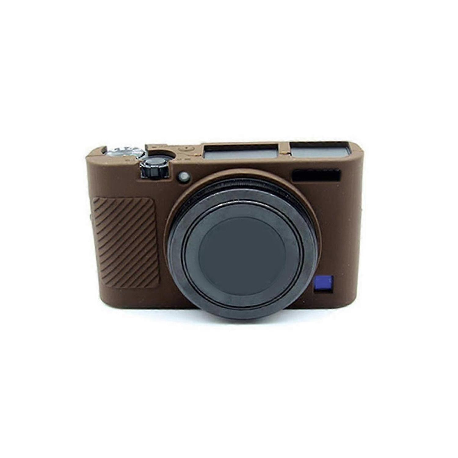 Silicone Protective Case DCS-RX100 Series M3, , M5, M6, M7 - Soft, Scratchproof Camera Skin Cover Brown