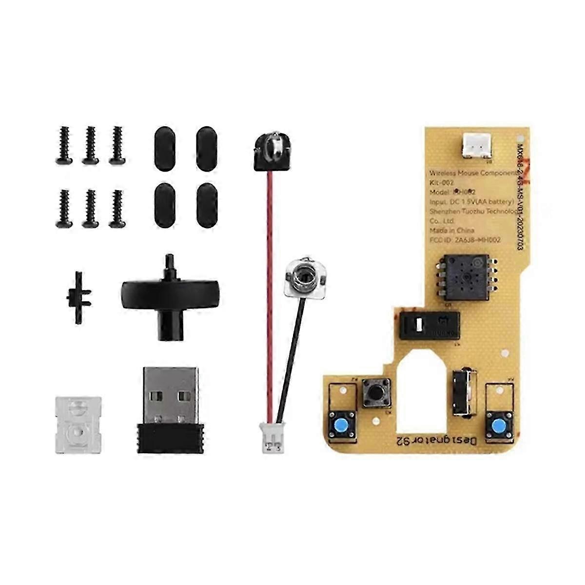 For Bamboo Lab DIY 3D Printing Wireless Mouse Kit Model 002 Computer Mouse Components with Printer Parts and Hardware