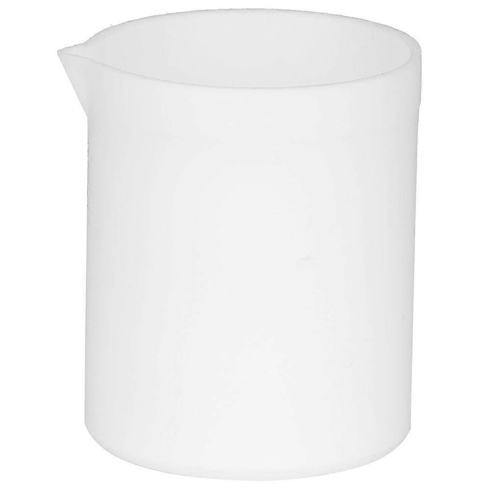 Acid & Base Resistant Beaker PTEE High Lubrication Not Sticky White Beaker Measuring Cup(100ml)