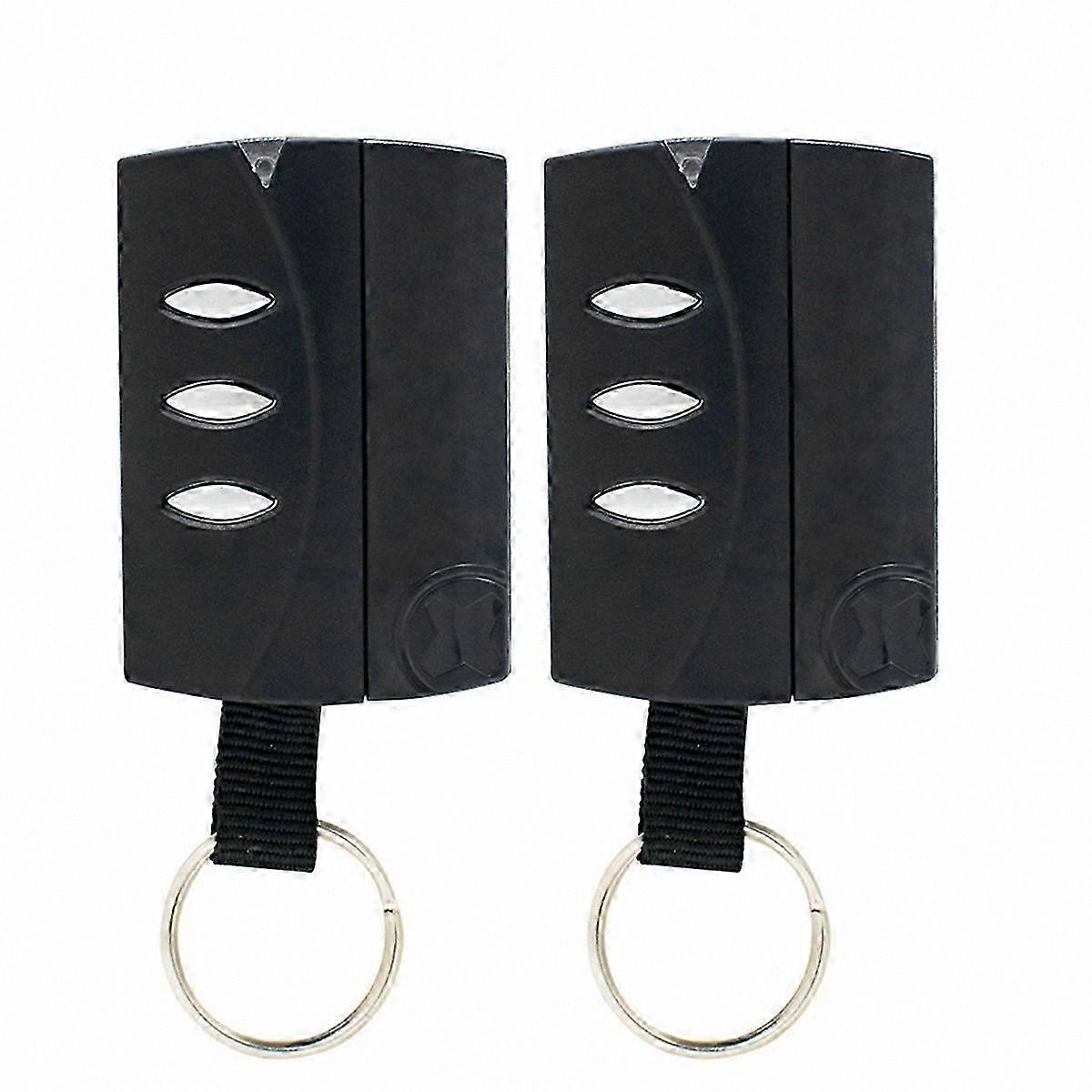 3-Channel Rolling Code Garage Door Remote Control, 433.92MHz High Security Replacement for Universal Use, 2 Pack
