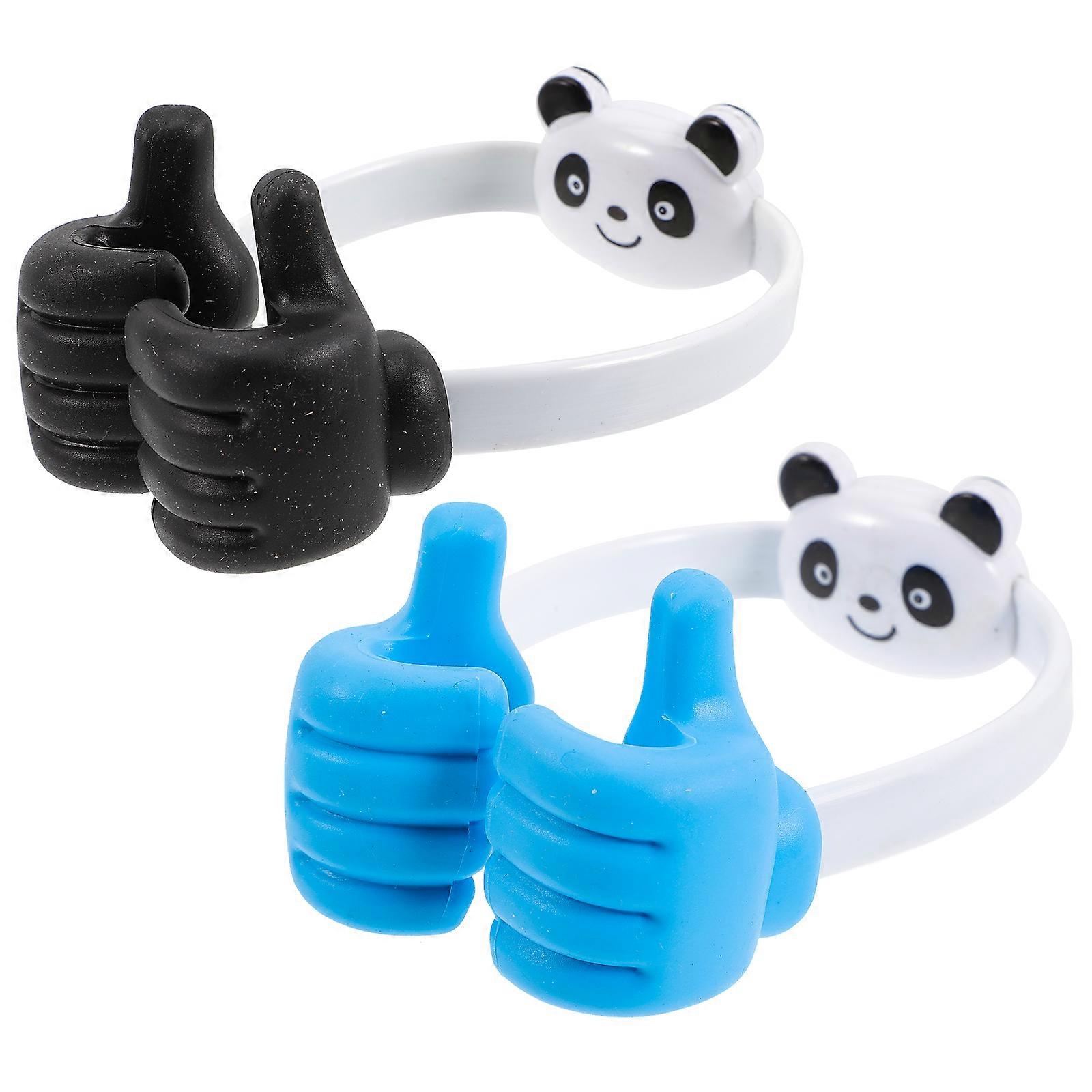 Tabletop Phone Holder Creative Thumbs Up Phone Brackets for Furniture 4Pcs