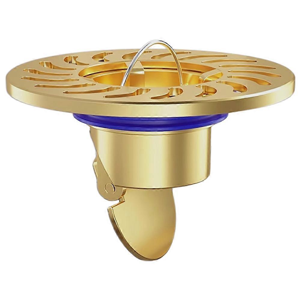 Brass Floor Drain Filter Basket Hair Catcher for Odor Control 4Pcs