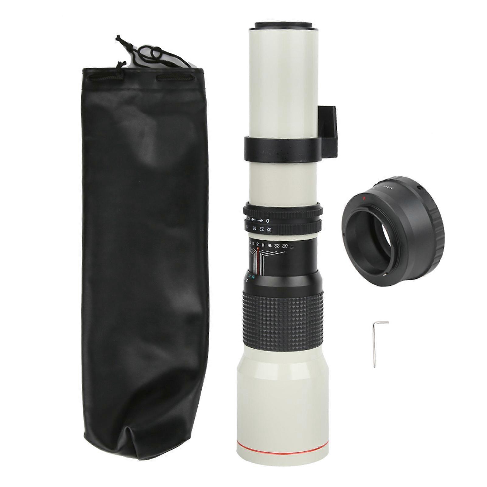 500mm F8F32 Manual Focusing Telephoto Fixed Focal Lens for Olympus M4/3 Mount Camera