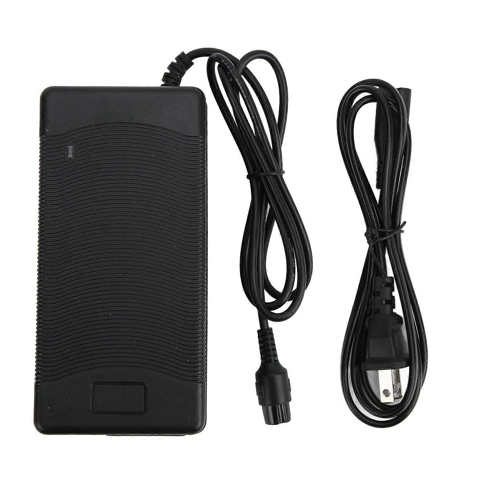 10in Scooter Charger with 3 Holes for KUGOO M4 M4PRO 54.6V 2A Aviation Head Charger 100240VUS Plug