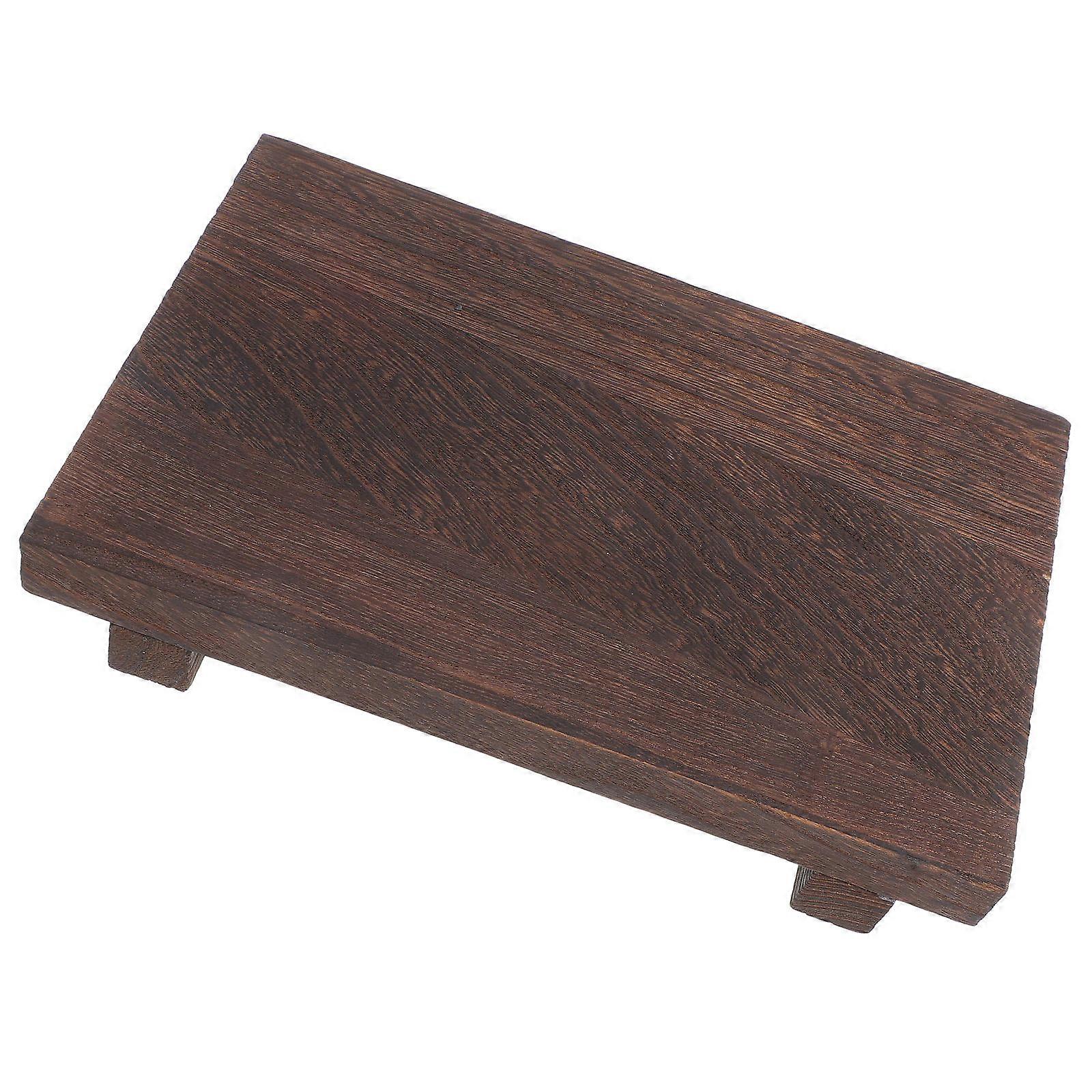 Square Wooden Display Stand for Collectibles with Multifunctional Use