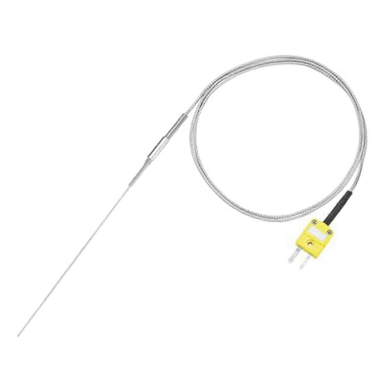 Meter Temperature Sensor Probe -50 to 1100°C,3.3ft Wire 0.5x150mm