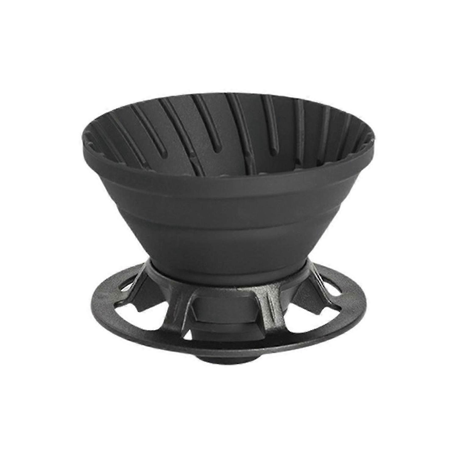 Silicone Foldable Coffee Dripper Reusable with Holder Coffee Filter Cup Space-Saving Foldable Coffee