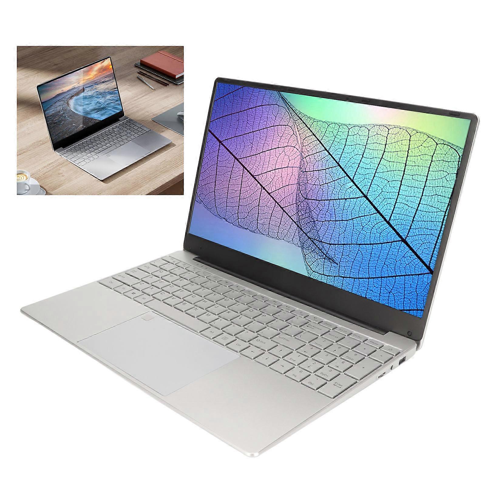 15.6in Silver Laptop 16GB RAM Intel N5095 CPU Backlit Keyboard