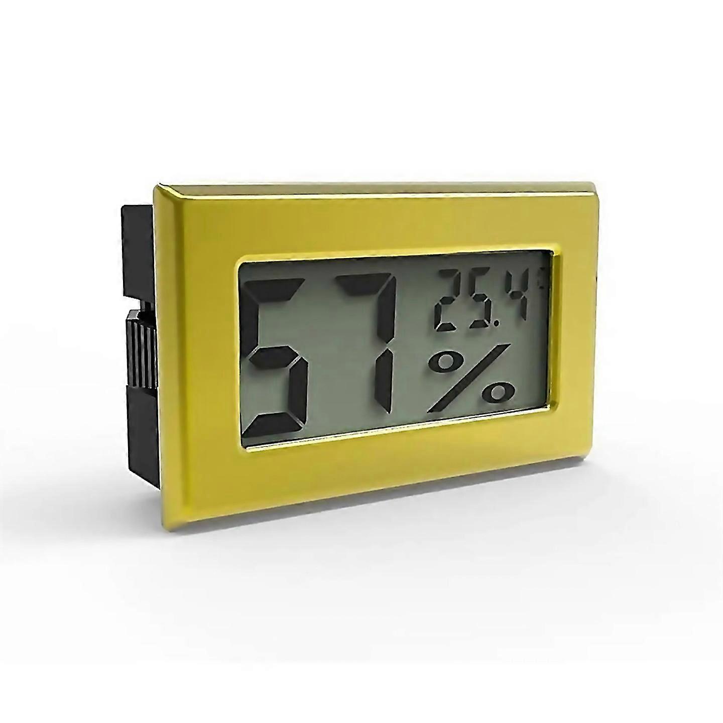 For Humidor Hygrometer Metal Accurate Humidity Sensor Temp And Humidity Gauge Digital Temperature Ga