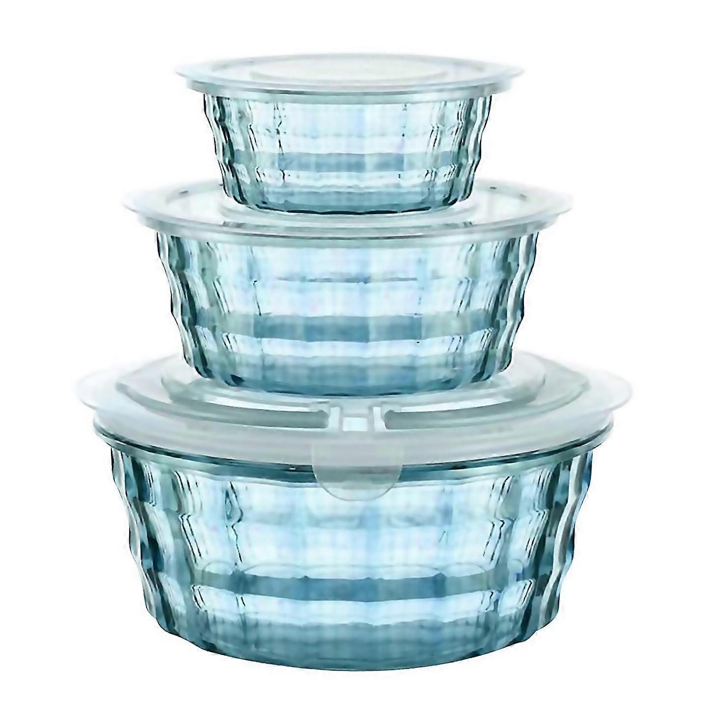 For Plastic Fruit Box Fruit Containers With Tureen Bowl Container Blue