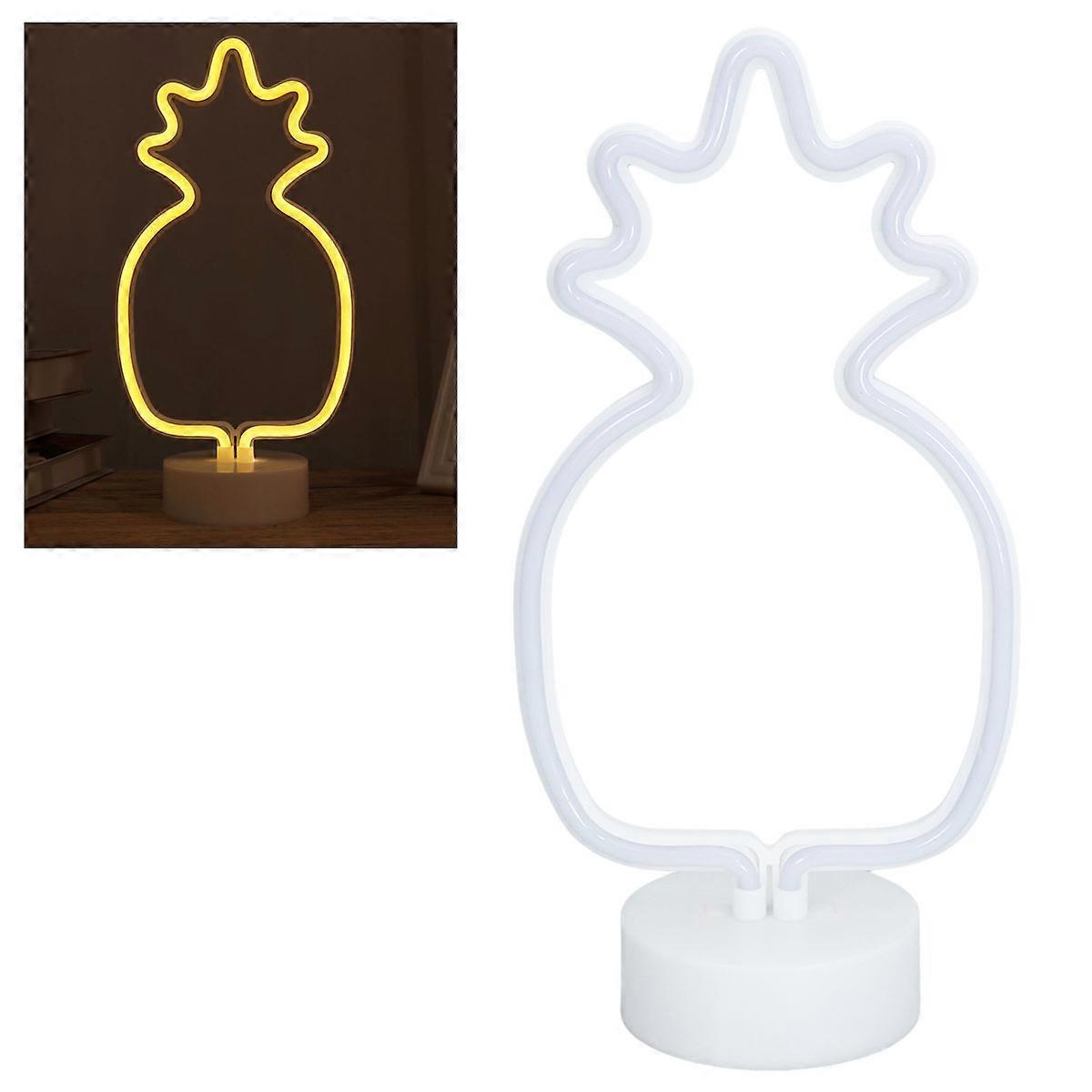 Neon Sign Lighting Pineapple LED Neon Desk Lamp for Birthday Table Use