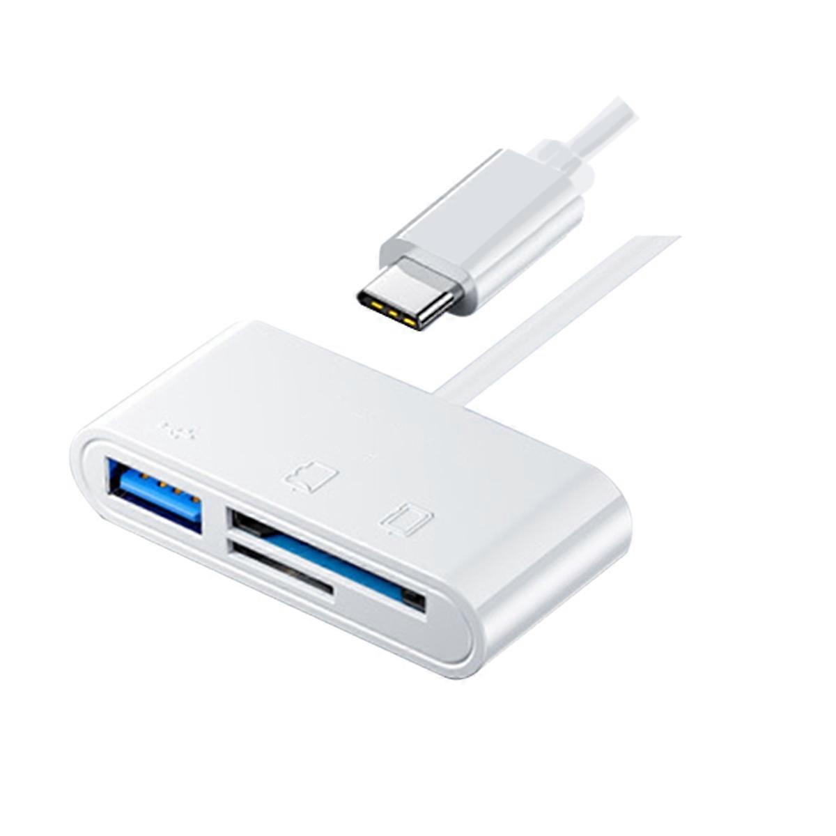 OTG Adapter Type C Plug TF/SD Card Reader for POCO 3in1 USB C to A Connector B