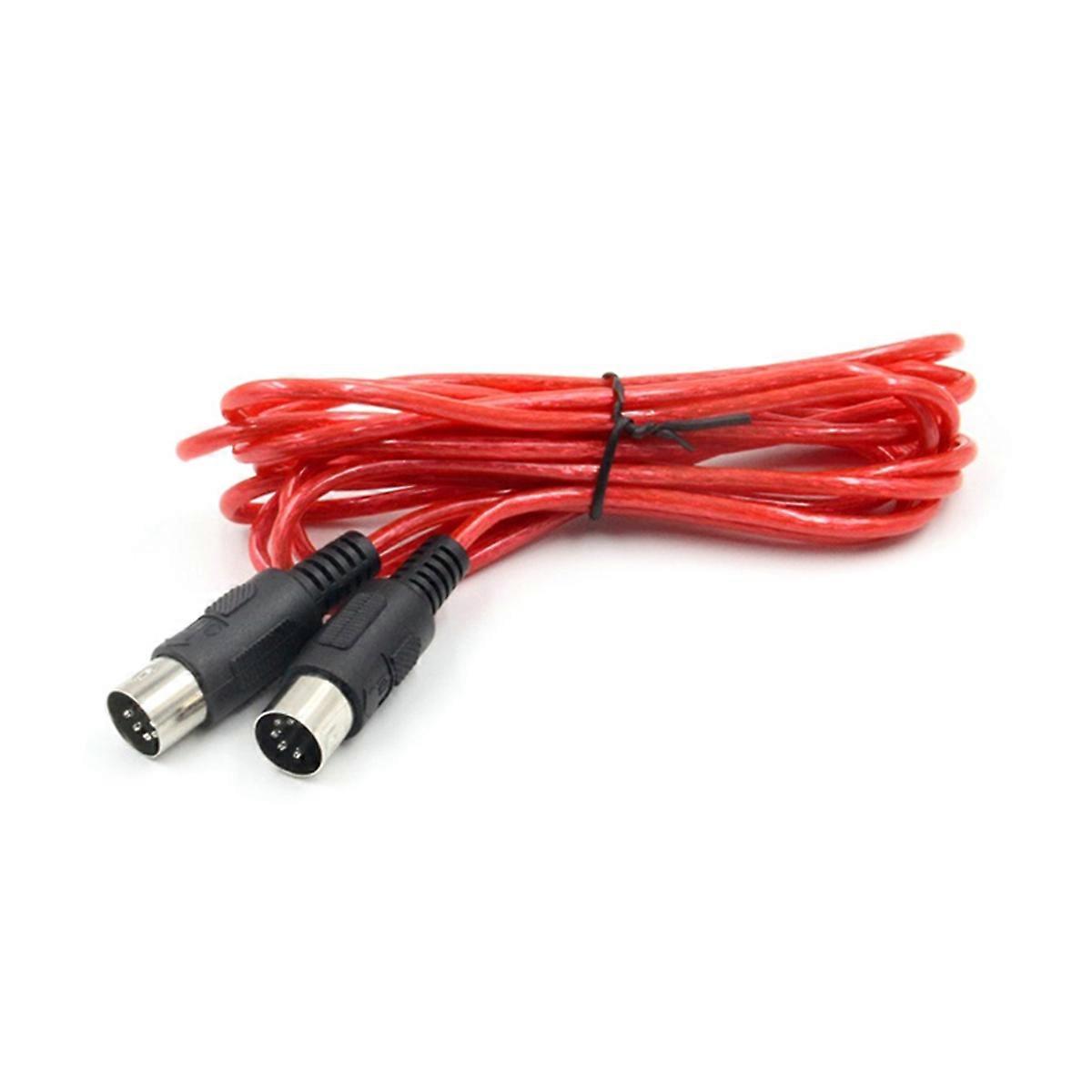 MIDI Extension Cable 5Pin Male to Male MIDI Cable for Instrument 0.