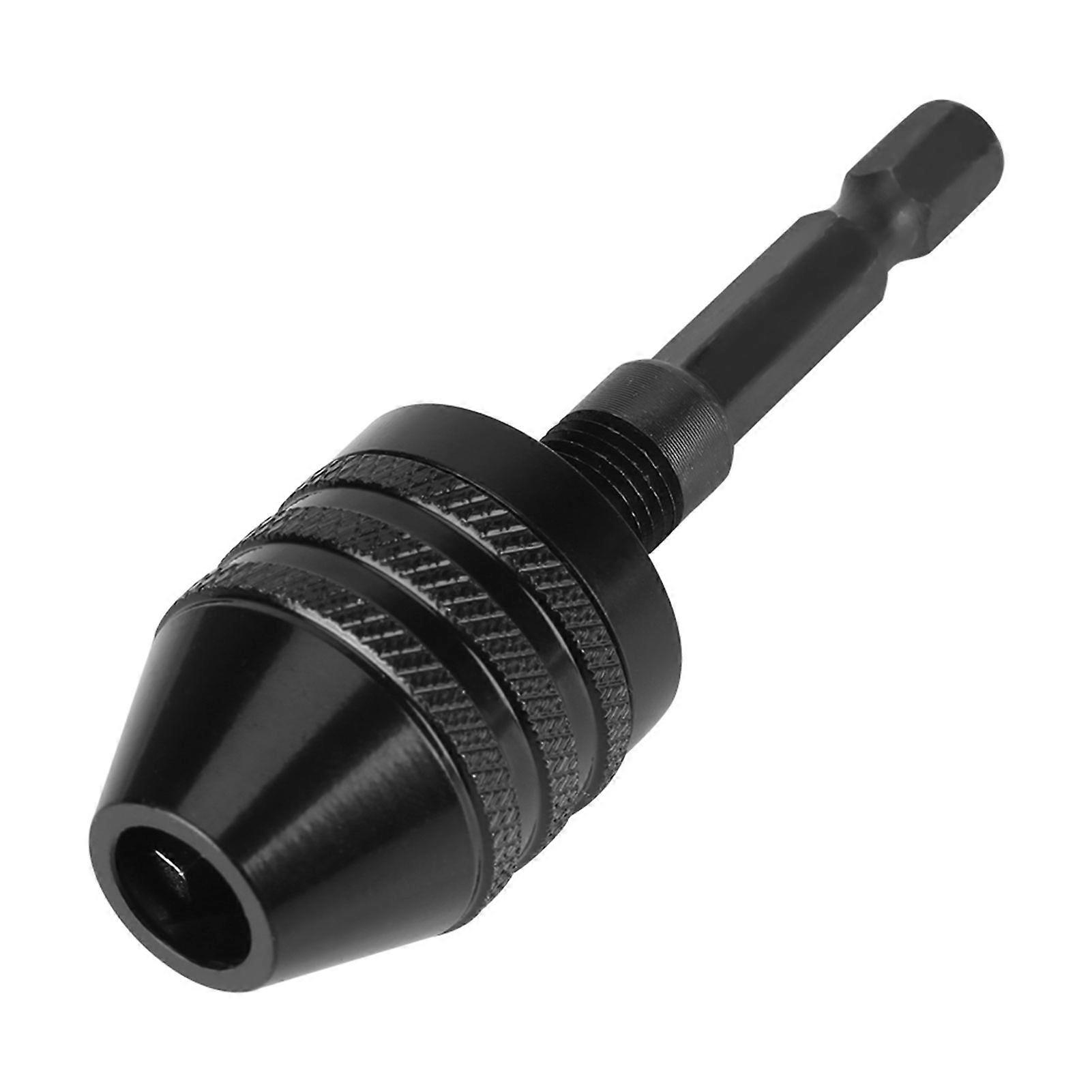 1/4in Hex Shank Keyless Chuck Collet Adapter Capacity 0.88mm for Electric Screwdriver Drill
