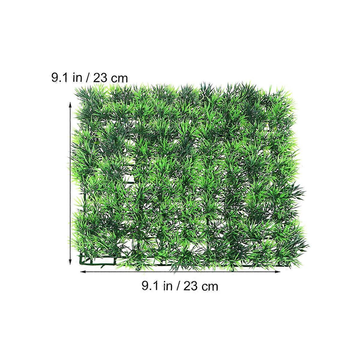 Artificial Grass Mat Aquarium for Decoration Fish Tank Square Grass Lawn