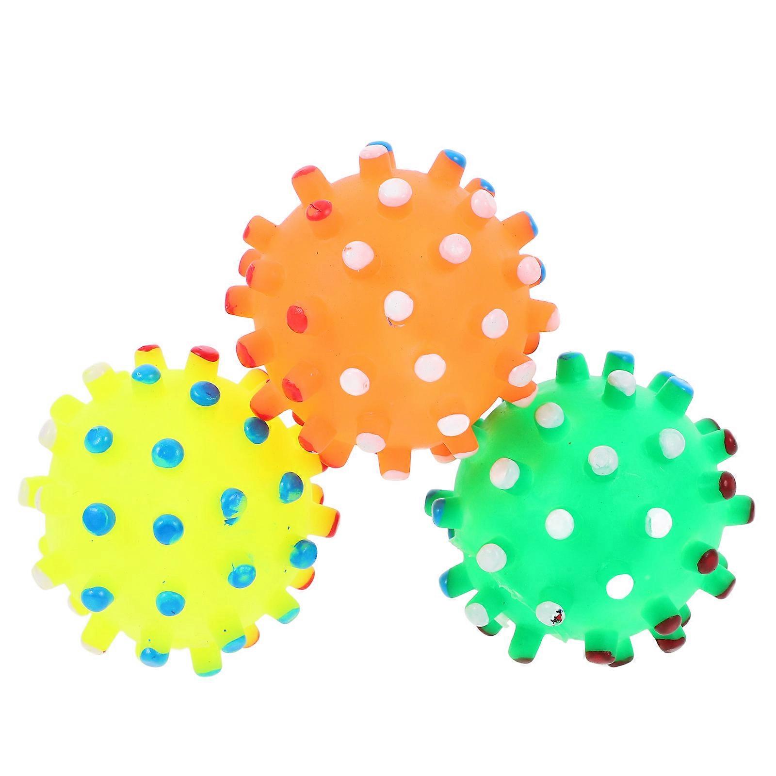 Chew Ball Squeaker Pet Toy with Quack Sound for Cats and Dogs