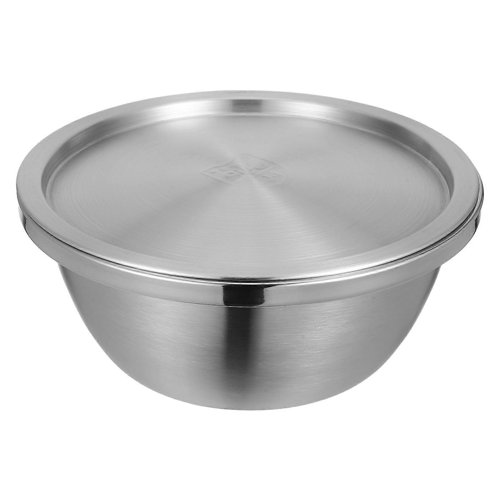 Stainless Steel Mixing Bowl For Household Kitchen Use Perfect For Food Storage And Salad Preparation 3 Sets And Stackable Design