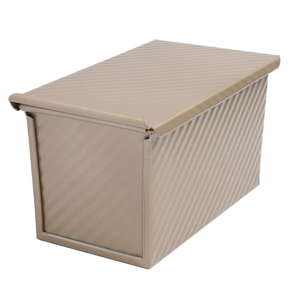 Toast Mold Baking Pan For Bread Lovers Food Safe Non-Stick Coating Square Shape Home Baking 21.5x12.4x11.5cm 1Pack
