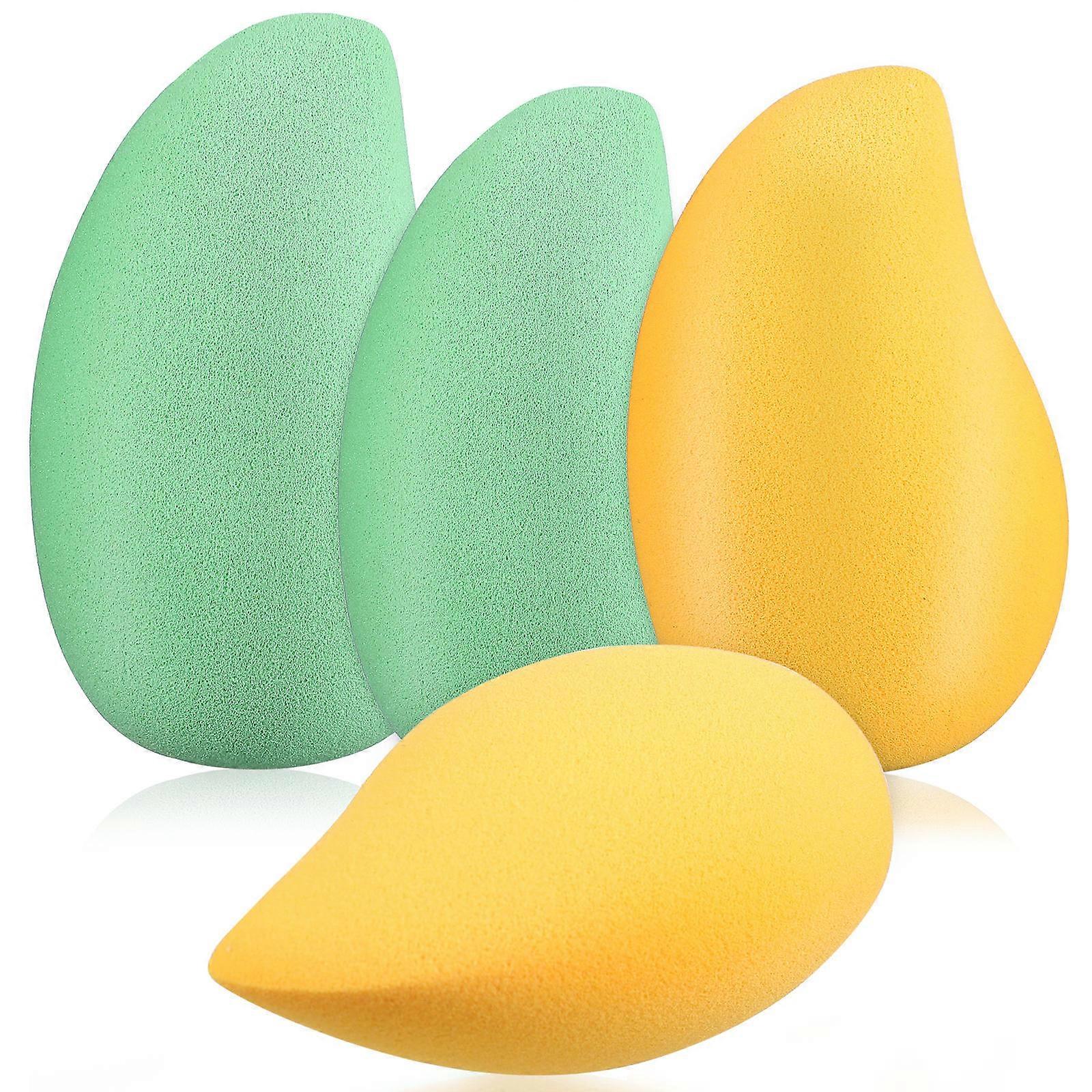 Makeup Tools 16 Pcs Mango Shaped Sponges Ideal For Women Precision Makeup Application Assorted Color