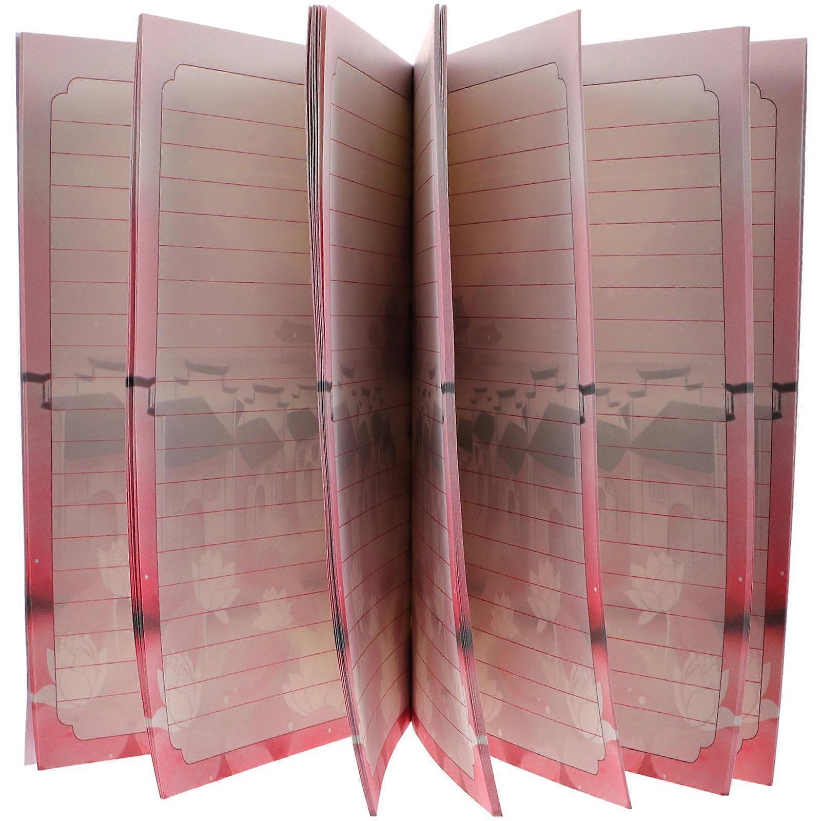 Chic Notepad For Daily Use A5 Sized Rectangular Journaling Notebook Set In Pink 2Pcs