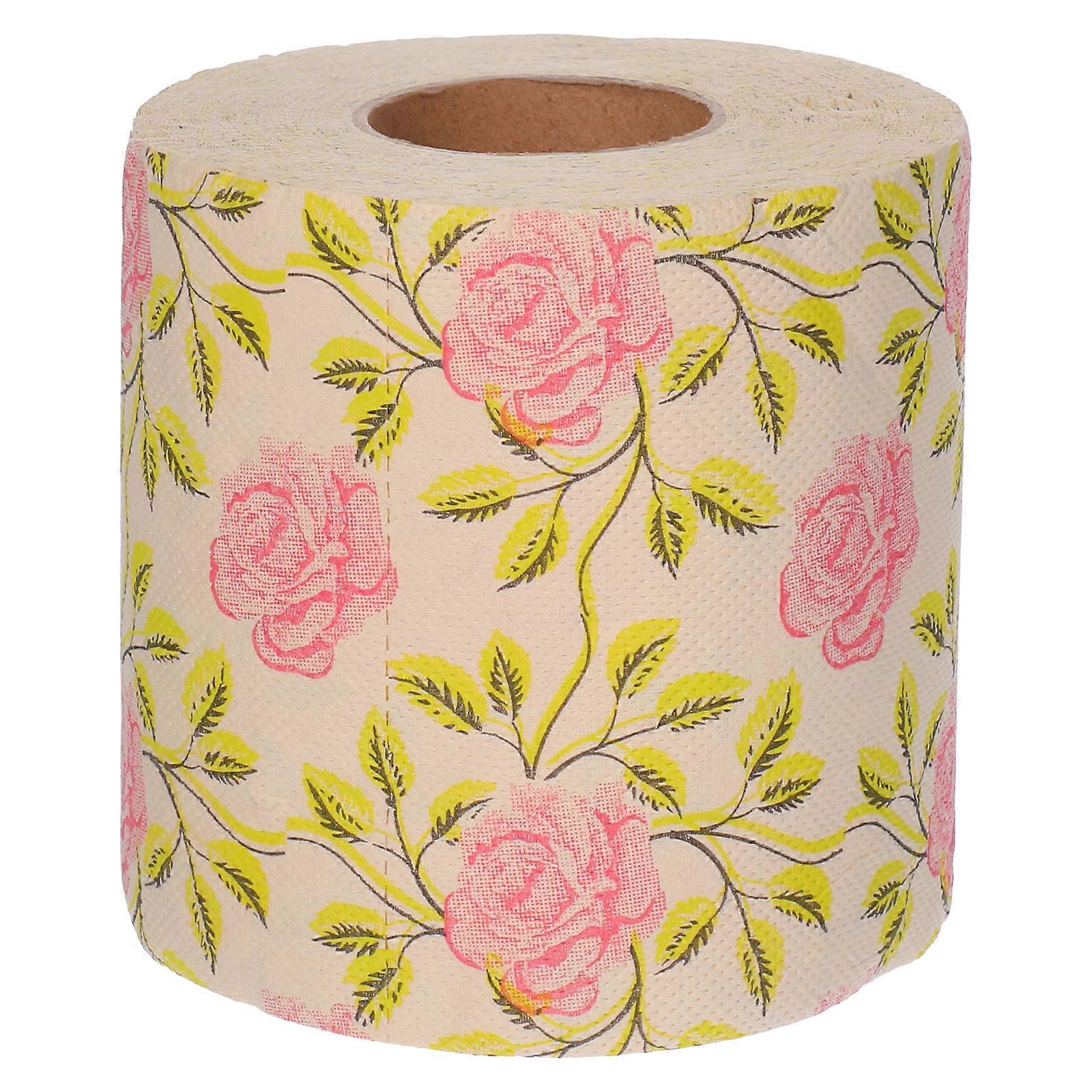 Decorative Toilet Paper Printed Roll 3Pack Assorted Color Suitable For Holiday Season Bathroom