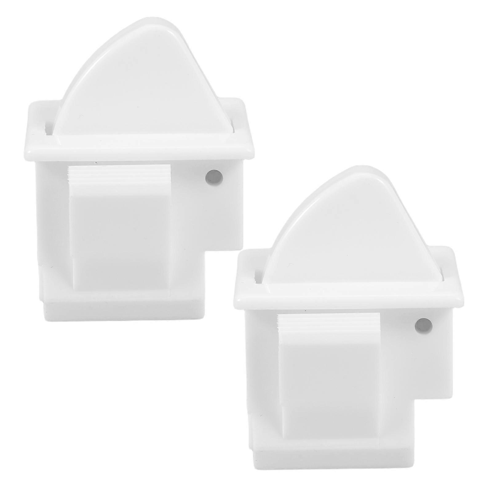 Fridge Light Replacement 6Pcs Momentary Push Button Switch Suitable For Office Use 4.00X3.50X3.00CM Durable Plastic