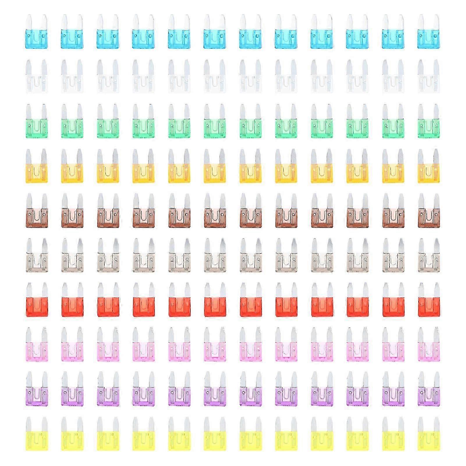 High quality  100PC Mini Blade Fuse Kit (2A 3A 5A 7.5A 10A 1...