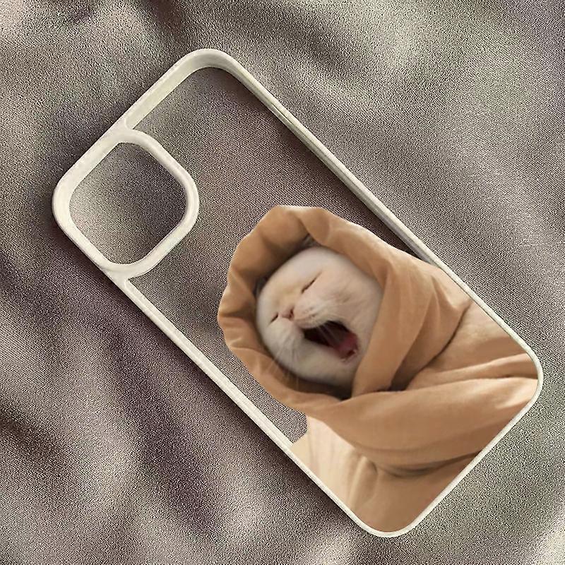 Phone Case For Samsung Galaxy S24 S23 S22 Ultra S24 FE A06 A16 A54 A35 A15 A55 A52 A34 5G S25 Funny Cute Cat Silicone Cover